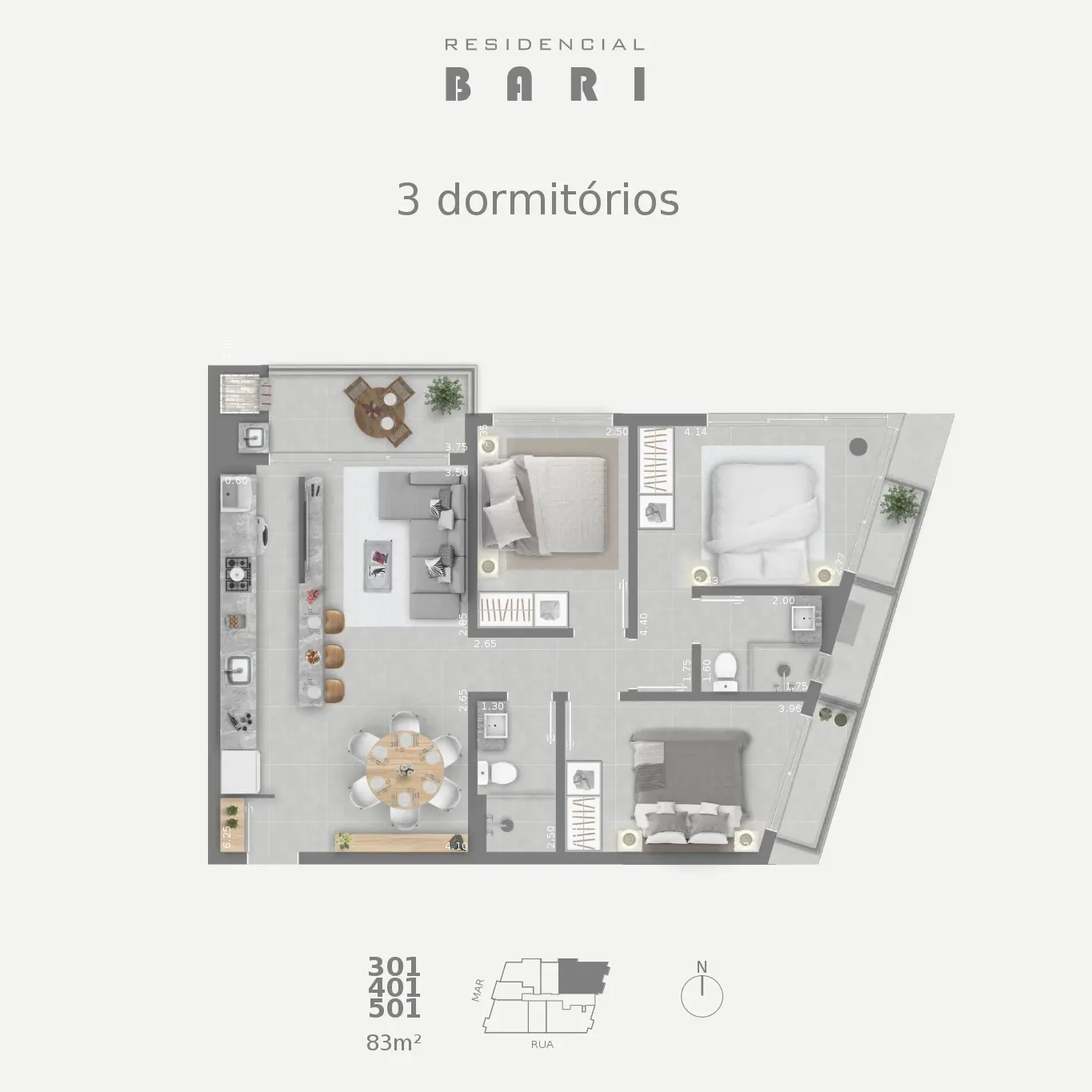 301 401 501 - Bari Residence