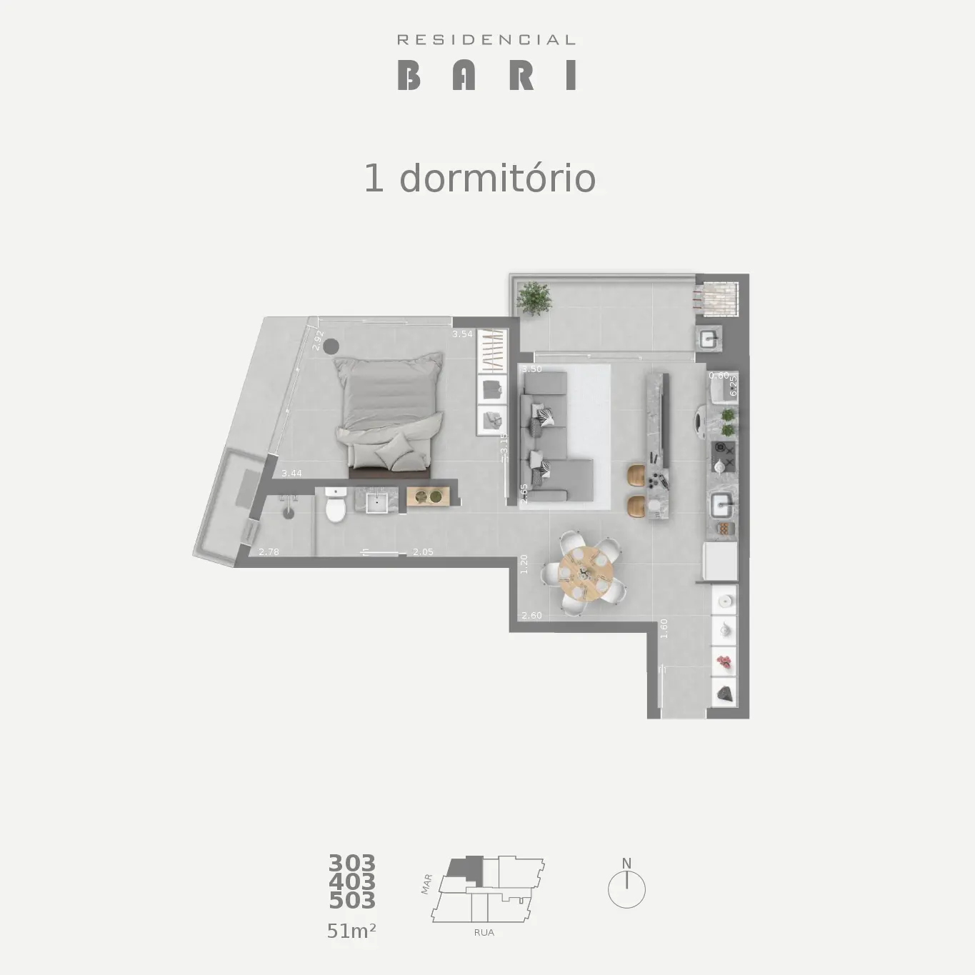 303 403 503 - Bari Residence
